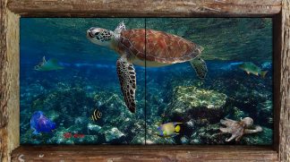 "Rocky Ridge " 2 Tile Mini Mural