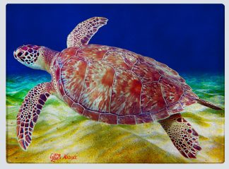 "Turtle Over the Sand" Cutting Board