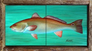 "Backcountry Red" 2 Tile Mini Mural