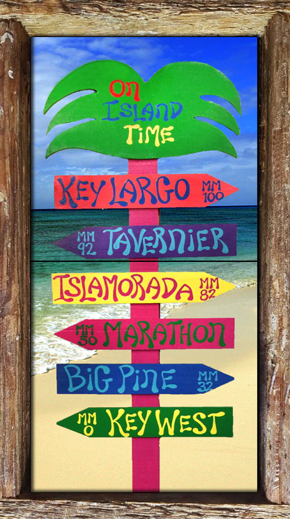 "Mile Marker Sign"