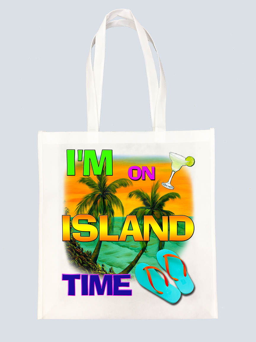 "I'm On Island Time" Tote Bag