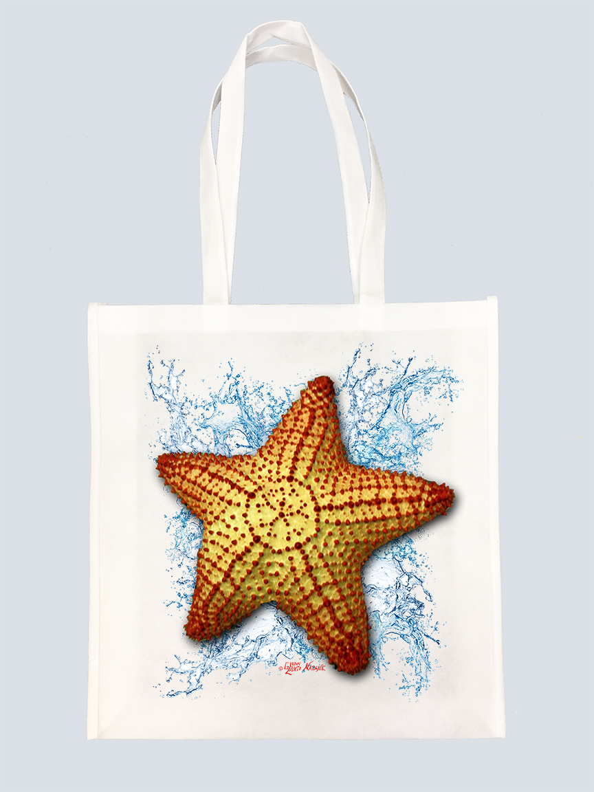 "Starfish Splash" Tote Bag