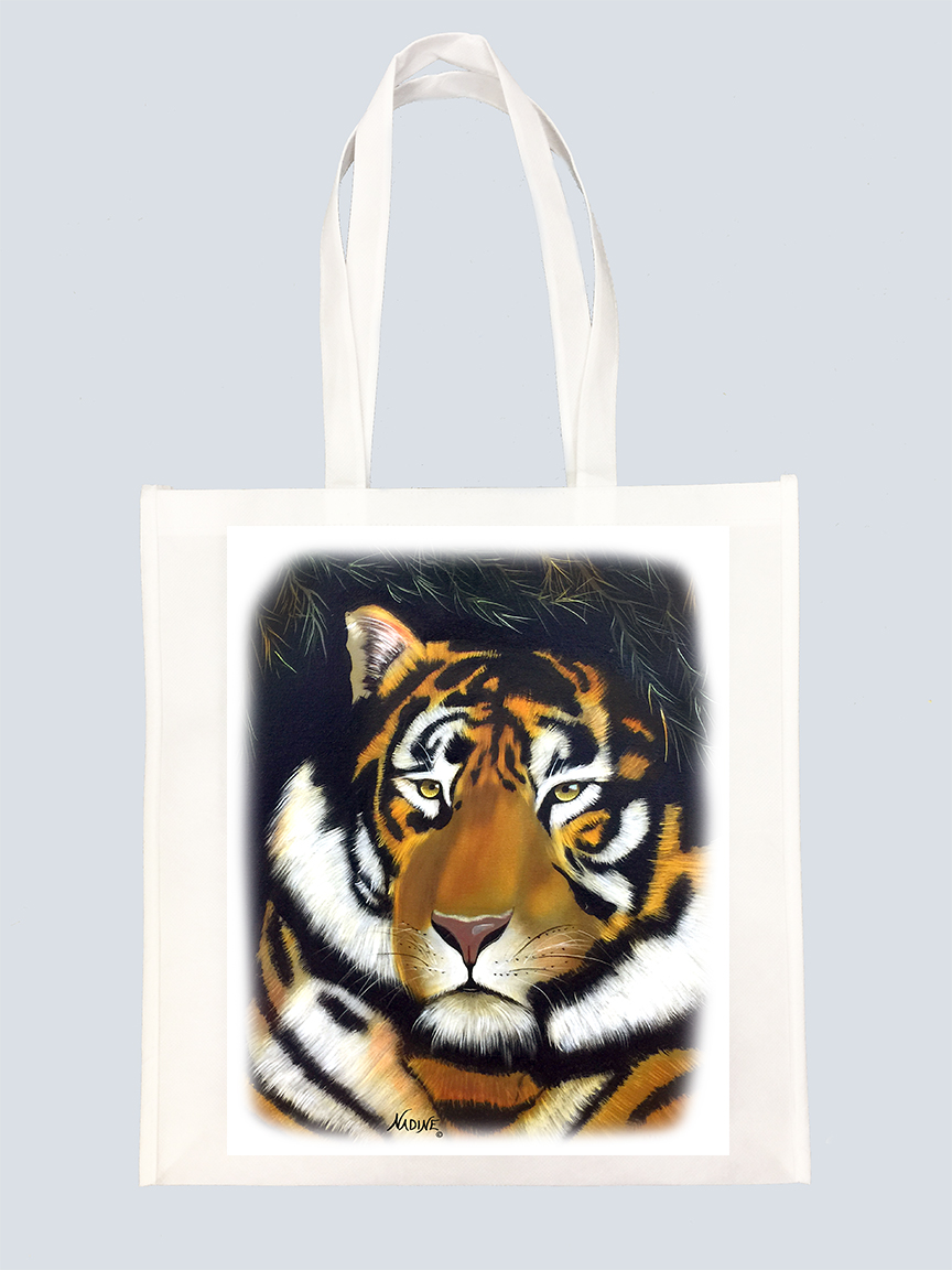 "Tiger in the Trees" Tote Bag