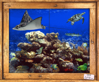 "Crowded Reef" Tile Mural