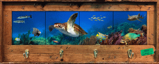 6"x24" Tile Mural With Hooks