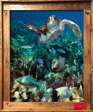 "Garden Cove" Tile Mural