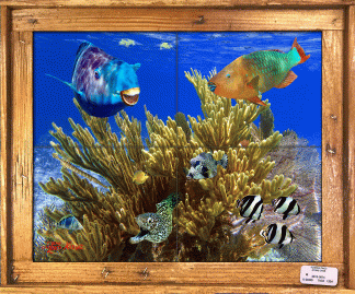 "Grecian Gorgonians" Tile Mural