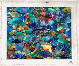 "Parrothead Convention" Tile Mural