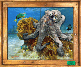 "Release the Kraken" Tile Mural