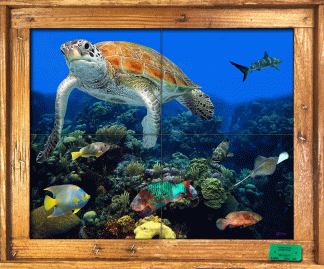 "Sea Garden" Tile Mural