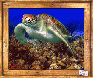 "Turtle and Grunts" Tile Mural