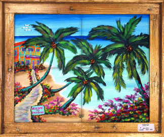 "Pathway to Paradise" Tile Mural