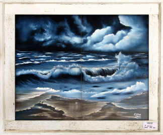 "Stormy Night" Tile Mural