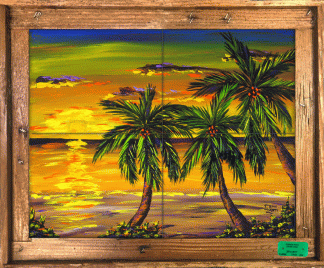 "Summer Sunset" Tile Mural