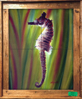 "Turtlegrass Traveler" Tile Mural