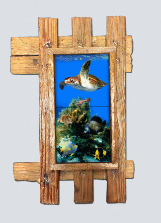 "A Fly By" 2 Tile Mural Lid