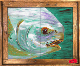 "Backcountry Permit" Tile Mural