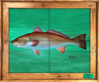 "Backcountry Red" Tile Mural