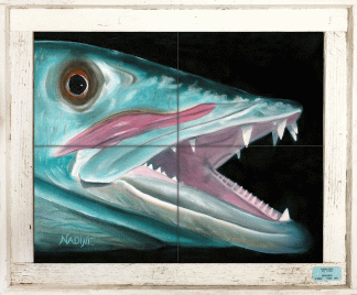 "Fang" Tile Mural