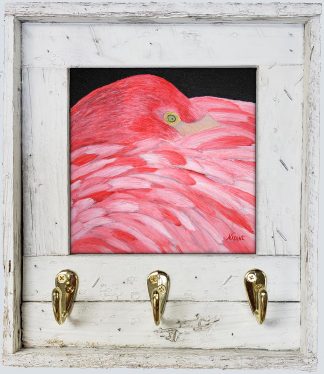 "Fluffy Flamingo" with Hooks