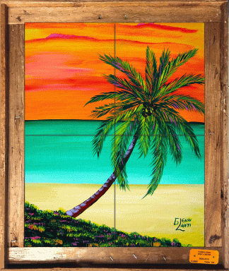 "Islamorada Sunset" Tile Mural
