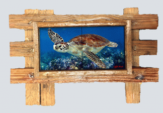 "Just Gliding" 2 Tile Mural Lid