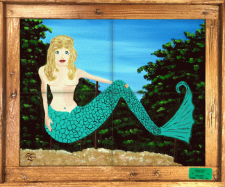 "Lorelei" Tile Mural