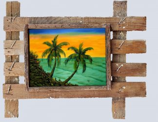 "Mangrove Island Sunset"