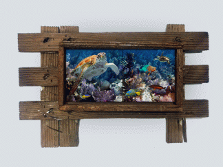 " On the Drop Off Oil" 2 Tile Mural Lid