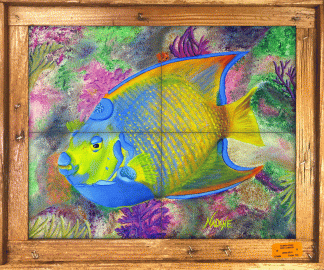 "Queen of the Reef" Tile Mural