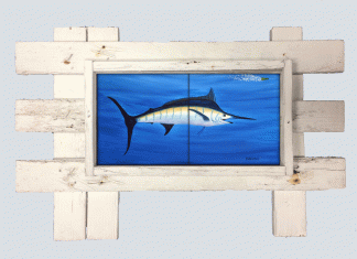 "Ready to Strike" 2 Tile Mural Lid
