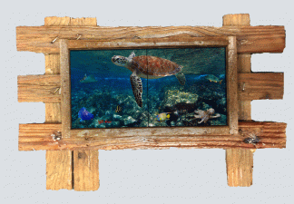 "Rocky Ridge" 2 Tile Mural Lid