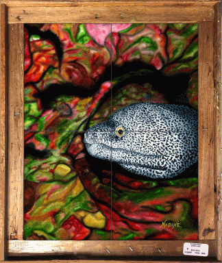 "Thats A Moray" Tile Mural