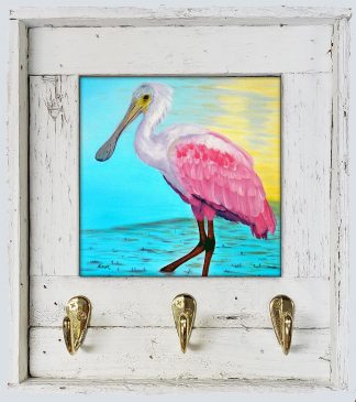"Wading Roseate" with Hooks