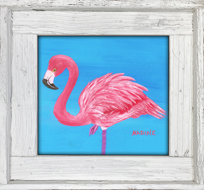"Fancy Flamingo"