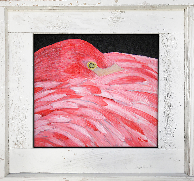 "Fluffy Flamingo"