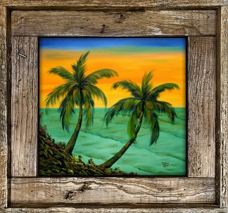"Mangrove Island Sunset"
