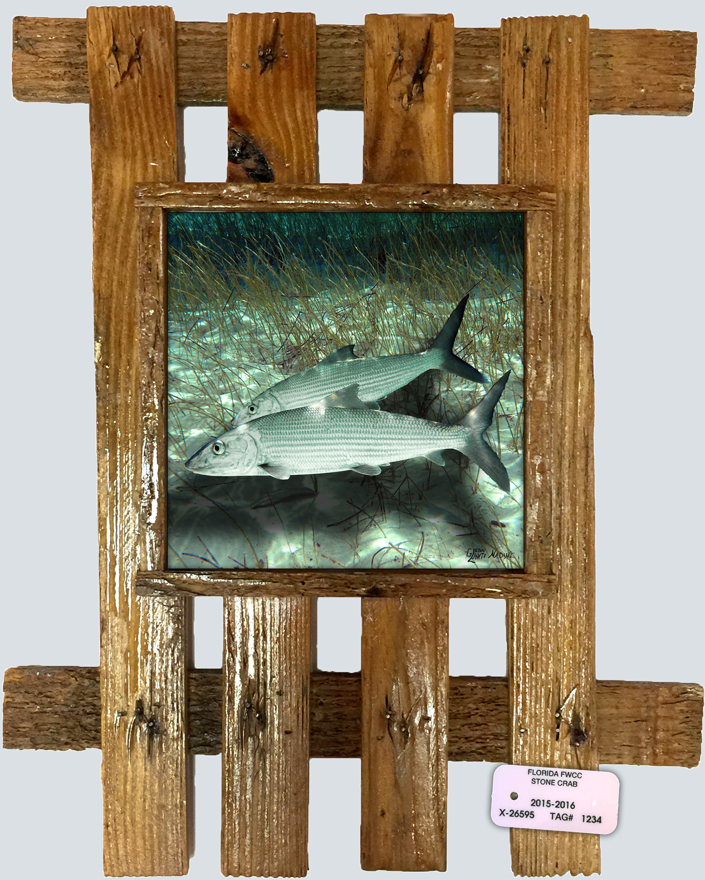 "Bonefish Pair on the Sand"