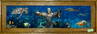 "Christ of the Abyss" Tile Mural