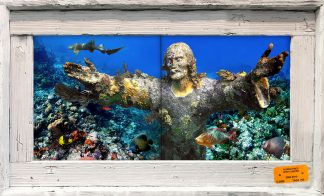 "Christ of the Abyss" Tile Mural