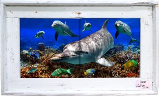 "Dolphin Pod" Tile Mural