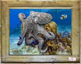 "Kraken on the Prowl" Tile Mural