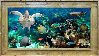 "ROCKY REEF" TILE MURAL