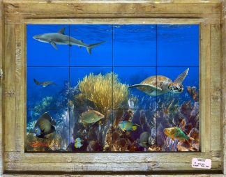 "Carysfort Reef Key Largo" Tile Mural