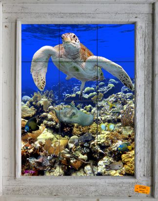 "Coral Ridge" Tile Mural