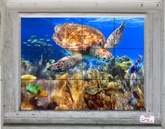 "Cruising Over the Seafans" Tile Mural